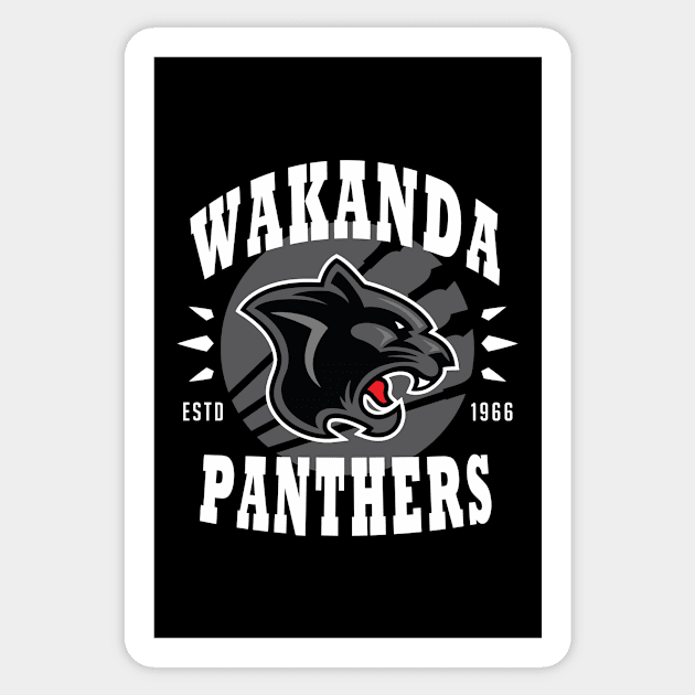 Wakanda Panthers Sticker by VanHand